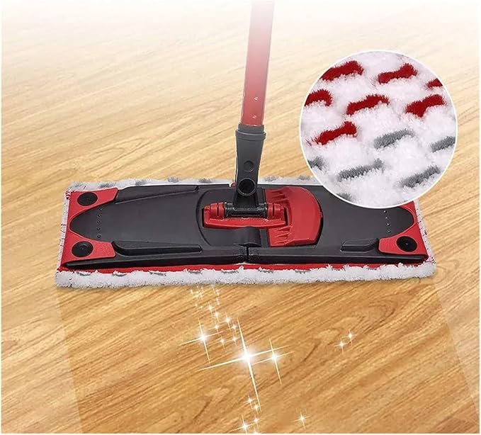 Compatible for Microfiber Floor Mop Pads Reusable Flat Spin Cloth(8PCS)
