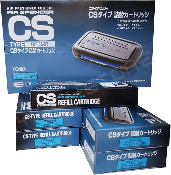 CS-X3 Refill 10 Packs CSX3 Wholesale Squash Air Spenser Squash JDM Car Air Freshner, Wholesale CSX3
