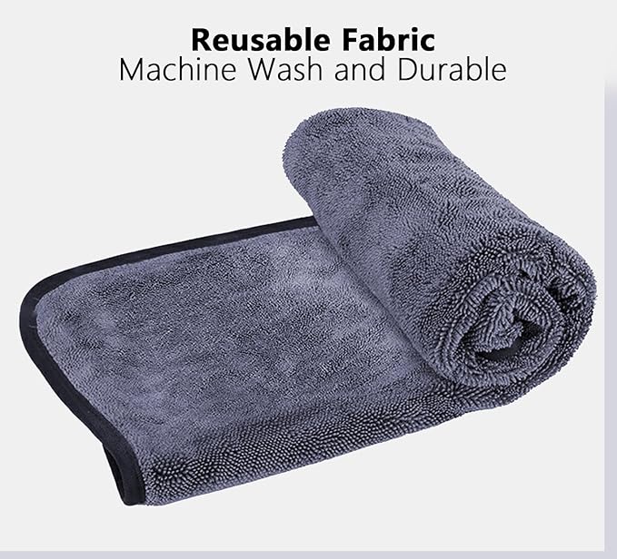 Shiny Cleaning Cloths 3PCS, 12 * 6“ Replacement Towel for Snap Grip Mini Mop, Shiny Shower Cleaning Cloths, Shower Doors Drying, Streak Free Glass Car Mirror Floor