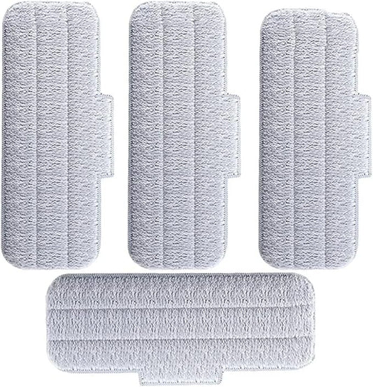 Compatible For Mijia， Compatible For Deerma，Replace Mop Cloth Rags Water Spray Mop 360 Rotating Cleaning Cloth Head Wooden Carbon Fibe(10pcs)