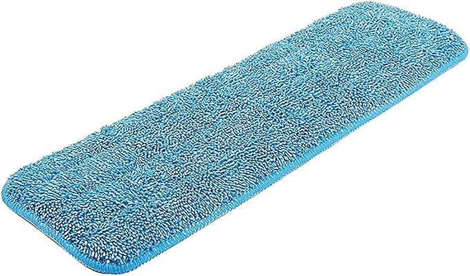 Replacement Microfiber Cleaning Cloth 14 X 46cm Water Spray Mop Pad For Flat Rotary Mop Machine Accessories(Red)