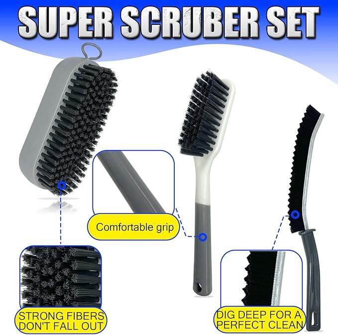 Carpet Cleaning Brush, Car Carpet Cleaner Brush,Rug Brush Scrubber,Carpet Scrub Brush