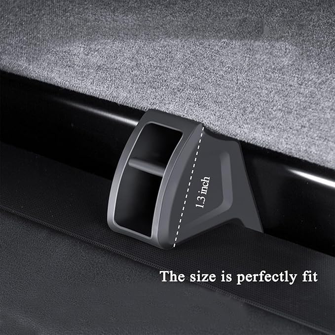 Air Freshener Adapter for 2025 2026 Tesla New Model Y Juniper Launch Series & 2024 2025 Tesla Model 3, Silicone Air Vent clips for Tesla Model Y/3 Car Accessories, without Air Freshener (Black, 2Pcs)