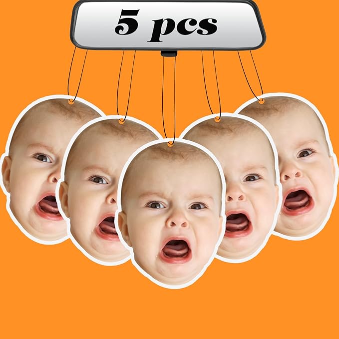 Custom Air Fresheners with Pictures - Personalized Photo air Freshener for Car, Double Sided Print Photo/Logo With Scents for Bedroom, Bathroom, Christmas Mother's Day Hanging Ornaments Holiday Gifts