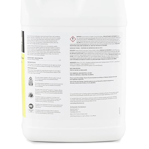 Sustainable Earth Neutral All‑Purpose Cleaner, #64, 1‑Gallon Bottles, 4/Carton — Multi‑Surface pH‑Neutral Cleaning Concentrate for Commercial Floors & Hard Surfaces