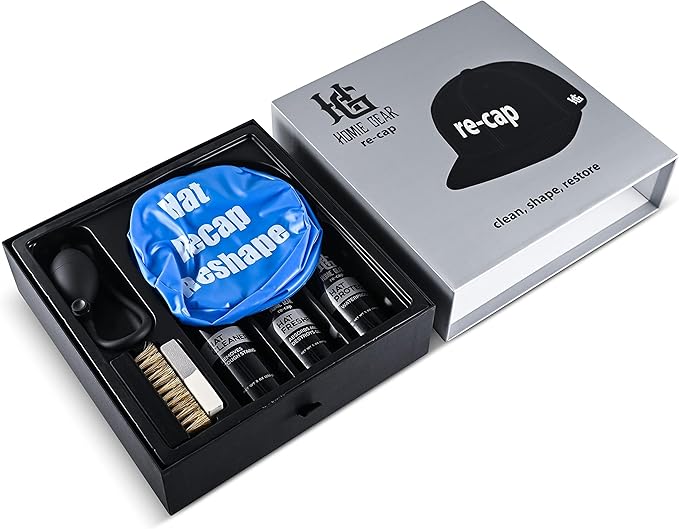Homiegear Re Cap Cleaning Kit - Hat Care for New Era Cap for Cleaning Refreshment Reshape & Protection your Cap - Used for All Types of Cap & Hat