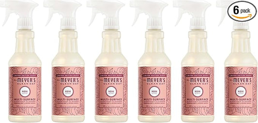 Mrs. MEYER'S CLEAN DAY All-Purpose Cleaner Spray, Limited Edition Rose, 16 fl. oz - Pack of 6