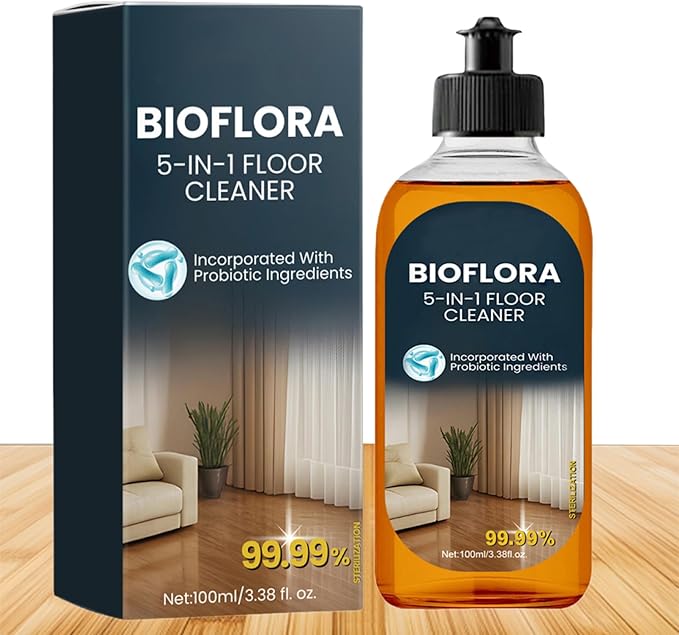 Floor Cleaner, Long-Lasting Scent, 100ml, Floor Brightener, Tile Shine Spray, Eco-Friendly, for Mopping Home, Kitchen and Bathroom, Living Room