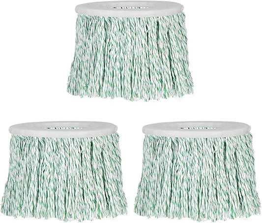 Spin Mop Refill for 360° Cotton Thread Mop Head Replacement - Round Cotton Thread Size Compatible Mop Head for Hardwood,Tile, Marble Floor (Color : C)