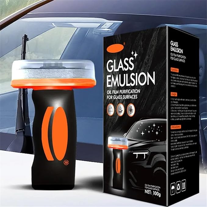 2026 New Handheld Glass Oil-Film Remover, New Upgrade Emulsion Cleaner Glass Cleaning Board
