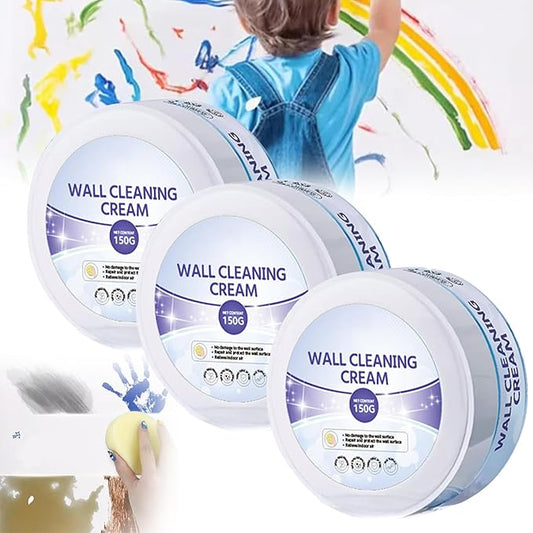 Multi-Purpose Wall Cleaning & Conditioning Cream, Hard Surface Cleaning Paste, Powerful Wall Cleaning Cream, Pen Ink Stain Remover from Wall, All-Purpose Cleaner, Multipurpose Cleaning Cream (3)