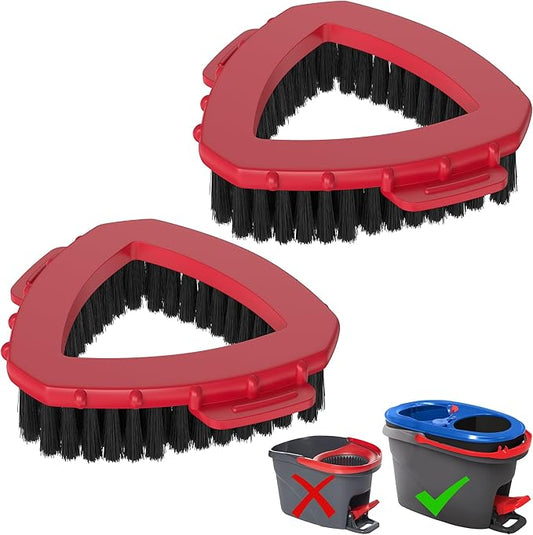 Mop Scrubber Attachment Scrub Brush Head for O-Cedar 2-Tank Spin Mop Scrubber Accessories Scrubber Mop Head for Ocedar Floor Mop Cleaning Mop Replacement
