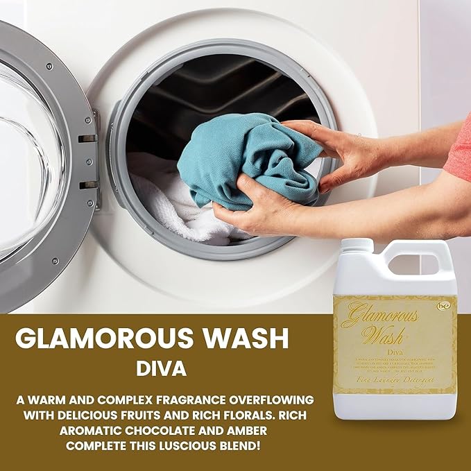 TYLER Glamorous Laundry Wash Detergent, Diva, 64oz / Pack of 2 Bonus a Stain Remover Pen