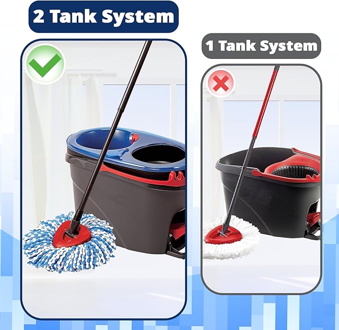 6 Pack Mop Replace Head, Mop Head Replacement, Microfiber, Machine Washable, Easy to Replace and Deep Cleaning, 313