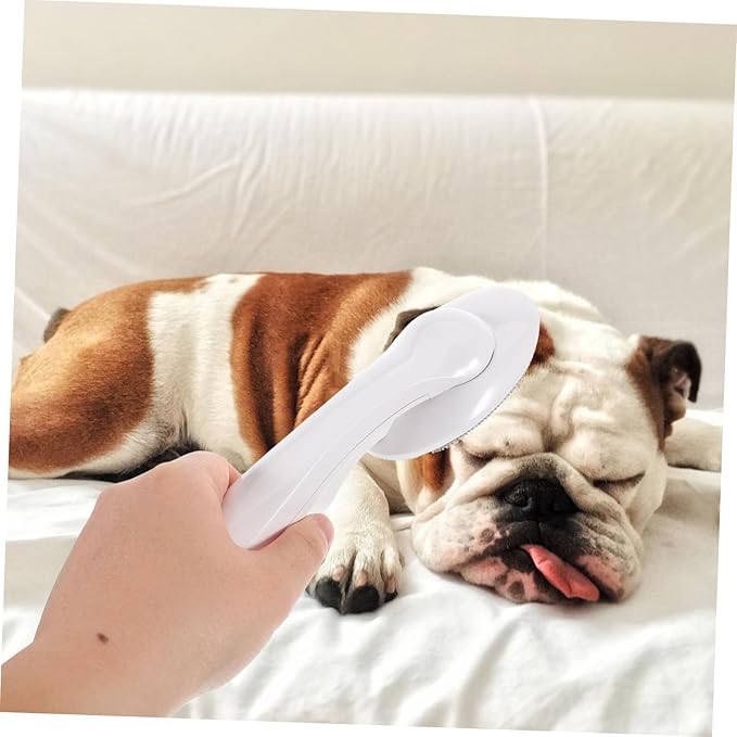 HOMSFOU Static Lint Brush for Pet Hair Removal Fabric Lint Cleaner Brush for Home Travel