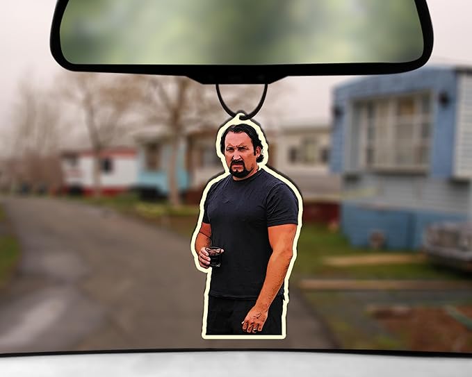Trailer Park Boys Funny Car Air Freshener 3 PACK - Three Funny Hanging Car Air Freshener, Ricky, Julian, Bubbles - Funny Car Accessories for Men & Women