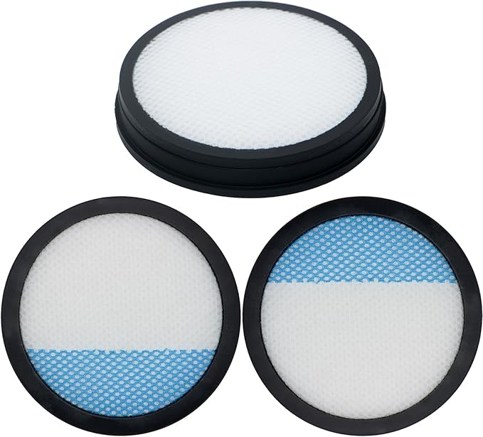 3 Pack Filter Replacement for Ryobi 18V 1 + Cordless Stick Vacuum PBLSV716K, PBLSV716B, PBLSV717K, PBLSV717B, PCL720K, PCL720, Compare to Part A32SV720N