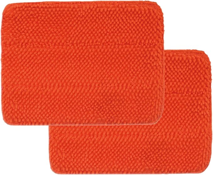 Qaestfy Pack of 2 Chenille Pad Refill Compatible with QAE011 Wall and Baseboard Cleaner Tool with Long Handle Model QAE015