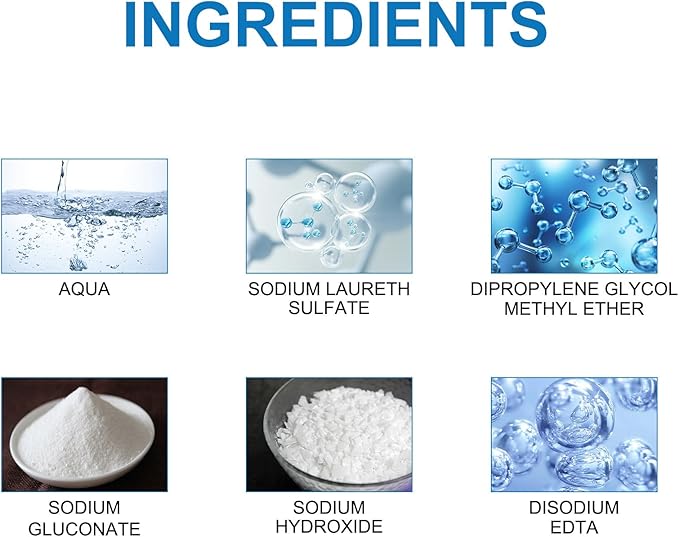 5 Bottles Clothing Emulsifier - Natural Non Ionic Stain Remover, Stains Remover For Clothes Laundry, Powerful Laundry Stain Removers Spray, No Damage Fabric Spot, Suitable For All Clothes (5)