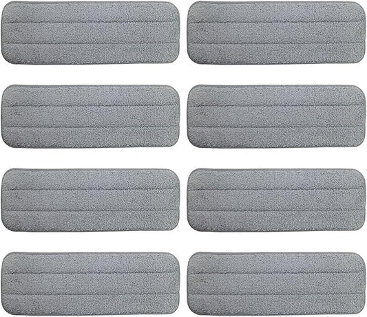 Vacuum Attachment Mop Compatible with Deerma TB500 TB800 Compatible with Xiaomi Mijia Deerma Water Spray Mop 360 Rotating Cleaning Cloth Head Wooden Carbon Fiber Cloth(12pcs)