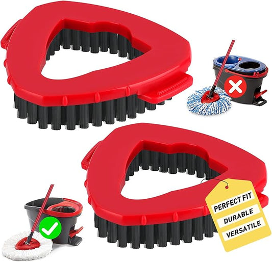 3+2 Pack Mop Replacement Heads for O-Ceda Mop Replace Head EasyWrin Spin Mop Heads Replacements, Microfiber Spin Mop Refills, Easy Cleaning Mop Head Replacement