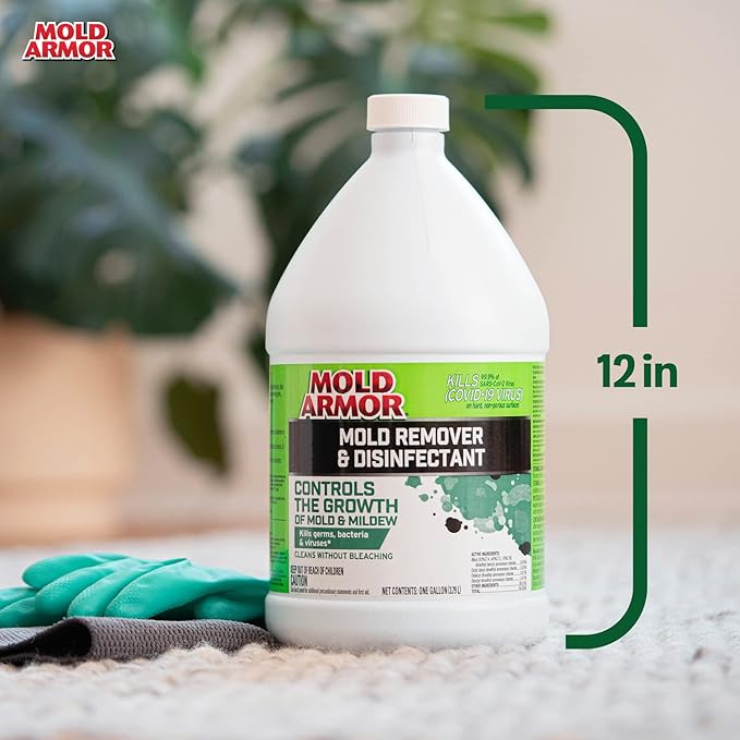 MOLD ARMOR FG550 Mold Remover/Disinfectant, 1 Gallon