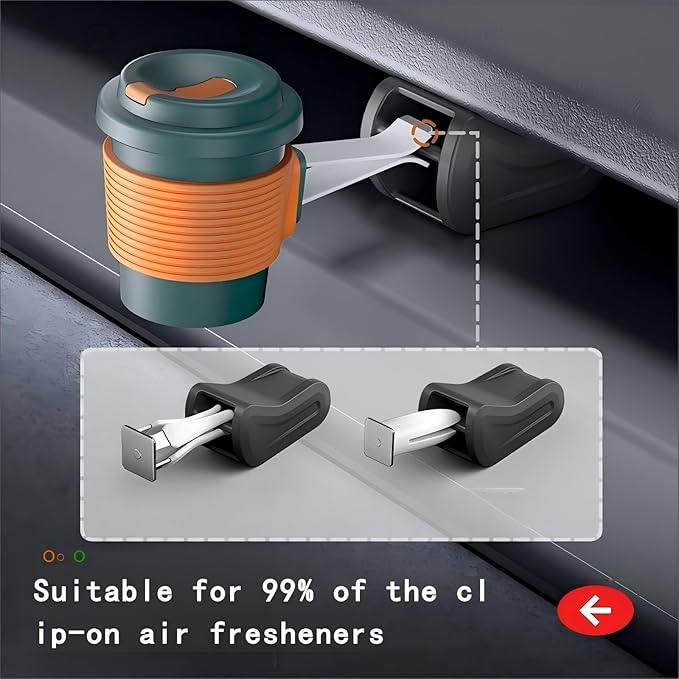 2 Pack Air Freshener Adapter Designed for Model 3/Y[no adhesive needed],Tesla Accessories 2025 2024 2023 2022 2021[Air Freshener NOT Included]