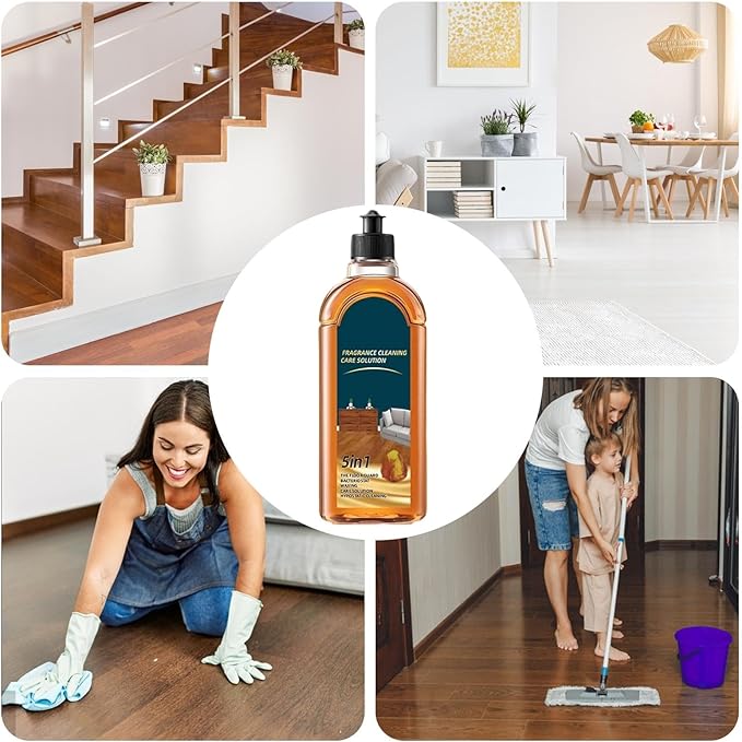 Spainho Floor Cleaner Concentrate – Stain Odor Removal Formula, Free High Gloss Finish, Fresh Scent | Powerful Cleaning Solution for Tile Wood Laminate Stone Surfaces