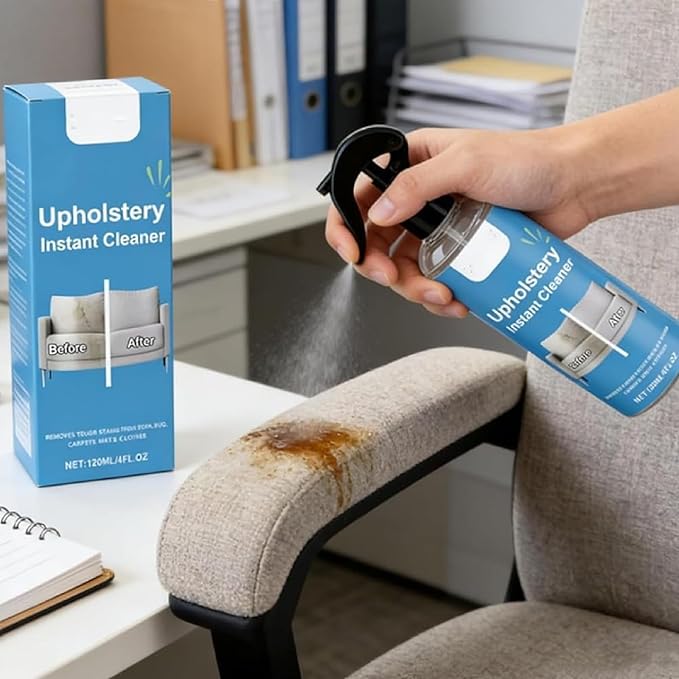 2026 Must-Have Upholstery Cleaner, Multi Fabric Cleaner and Upholstery Stain Remover, Pro Formula Erases Tough Stains, Safely Cares for Fabrics (2pcs)