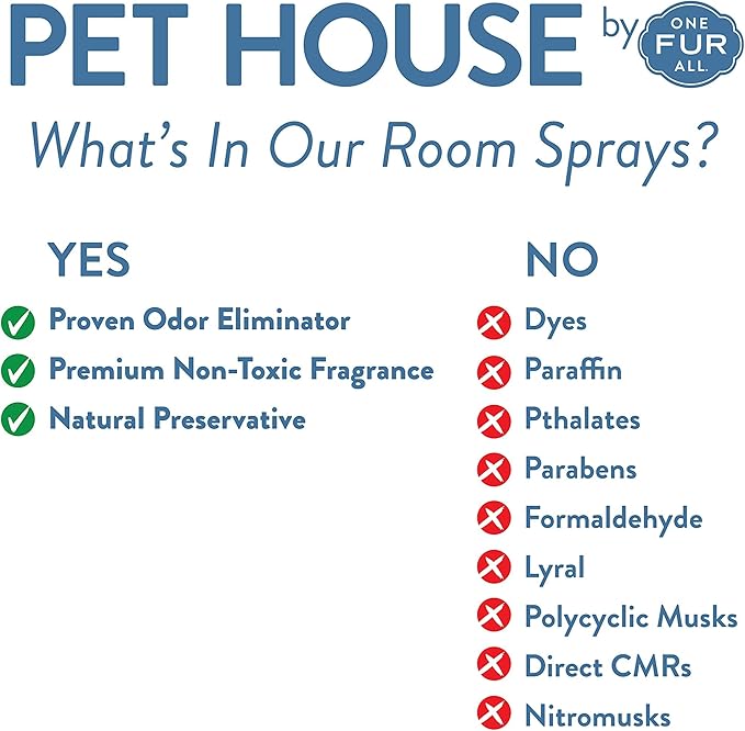 One Fur All Room Spray for Pet Odor, 4 OZ Concentrated Pet Friendly Air Freshener, Evergreen Forest Pack of 2