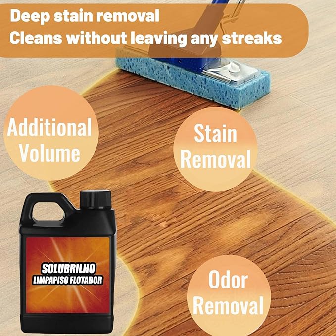 Tile Cleaner, Original Floor Cleaner, Grout Cleaner for Tile Floors, Deep Cleaning Multipurpose Powerful Stain Removing Liquid for Floors, Bathroom Shower, Kitchen (1, 1 PCS)