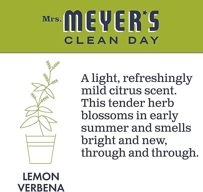 Mrs. MEYER'S Clean Day Lemon Verbena Tub and Tile Cleaner 33 Fl Oz (Pack of 1)