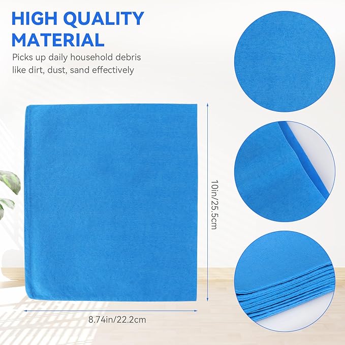 Shop Vac Filter Bags for Stanley 1 2 3 4 5 6 gallon Wet/Dry Vacuum SL18129,SL18116P, SL18115P, SL18115, SL18130, SL18116, Part# 25-1217 with 5 Retaining Bands (12 Pack)
