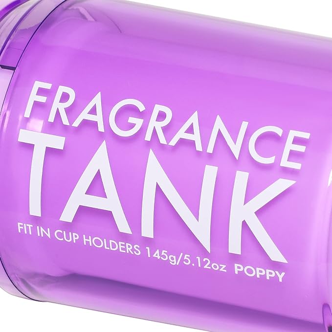 Auto Dynasty Room/Car Natural Fragrance Tank Soda Can Gel Base Air Freshener, Angel Snow Scent, 145g