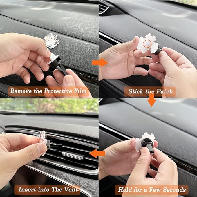 Cute Car Air Freshener Clips,Sloth Car Vent Clip,Car Air Conditioner Clip,Auto Vent Decoration Accessories,Automotive Interior Decoration Gifts for Men/Women