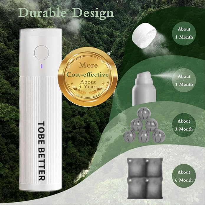 Shoe Deodorizer Rechargeable Ozone Tech Eliminates Odors in All Footwear, Auto Shut-Off Durable Freshener