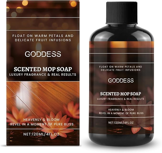 Mop Soap Scented: Pet-Safe Mopping Solution - Deep-Clean Hardwood, Tile, Laminate & Vinyl Surfaces