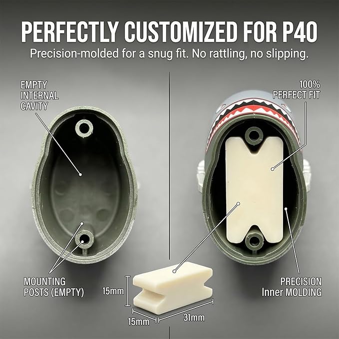 P-40 Warhawk Car Air Freshener with Spinning Propeller - Vent Clip Dashboard Decor for Men, Long Lasting Odor Eliminator & Aviation Gift (5pcs Freshener Refills)