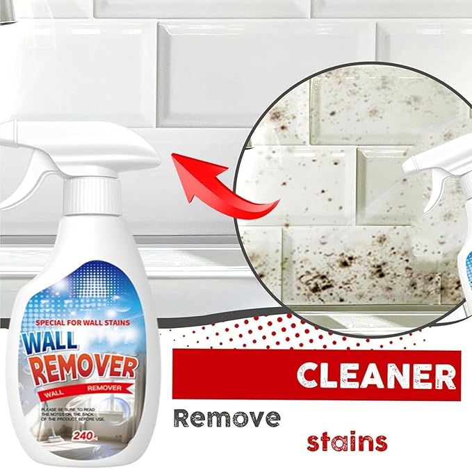 BTDECLAR Highly Effective Removal Spray, 2026 Upgrade Wall Cleaner Spray, Wall Remover Multi-Surface Cleaning Solution, Dirt, Dust And Stain Remover, for Wood,Tile,Fabric,Bathrooms,Kitchens (2pcs)