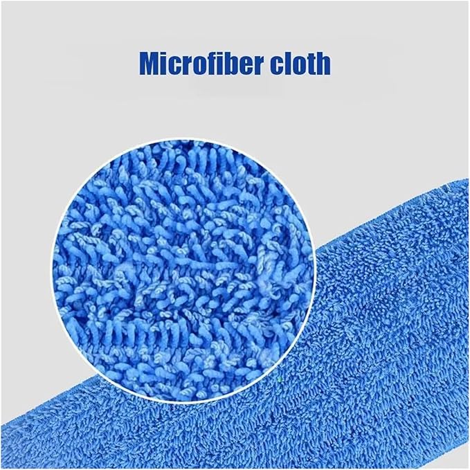 Replaced Mop Cloth Reusable Microfiber Pad for Spray Mop Practical Household Dust Cleaning Kitchen Living Room Cleaning Tools(Blue3pcs)