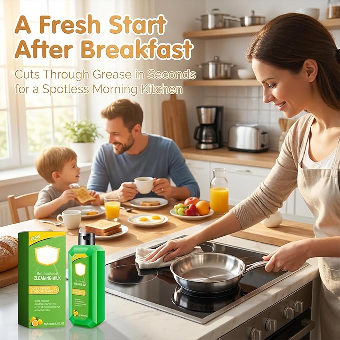 Cleaning Milk - Cleaning Milk House Cleaner, Multifunctional Concentrated Cleansing Lotion for Household Kitchen (300ML-1PCS)