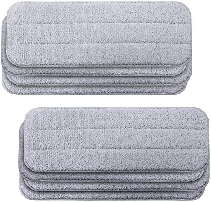 Youngran Compatible for Xiaomi Mijia Deerma Replace Mop Compatible for Mi Mijia Water Spray Mop 360 Rotating Cleaning Cloth Head Wooden Carbon Fiber Cloth C2 Leisurely (Color : 8pcs)