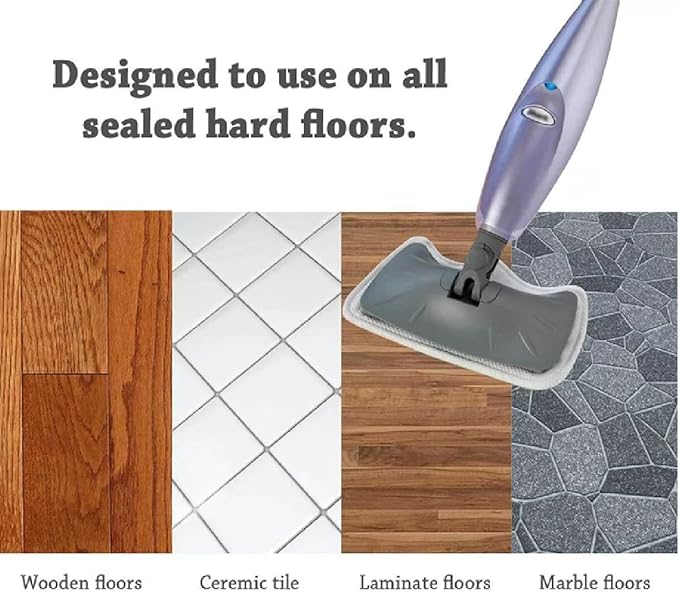 4 Pack Replacement Washable Cleaning Pad fit for Shark Steam & Spray Mop SK S Series