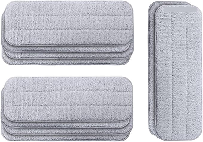 Compatible for Xiaomi Mijia Deerma TB500 TB800 Mop Compatible for Mi Mijia Water Spray Mop 360 Rotating Cleaning Cloth Head Wooden Carbon Fiber Cloth (Color : 4pcs)