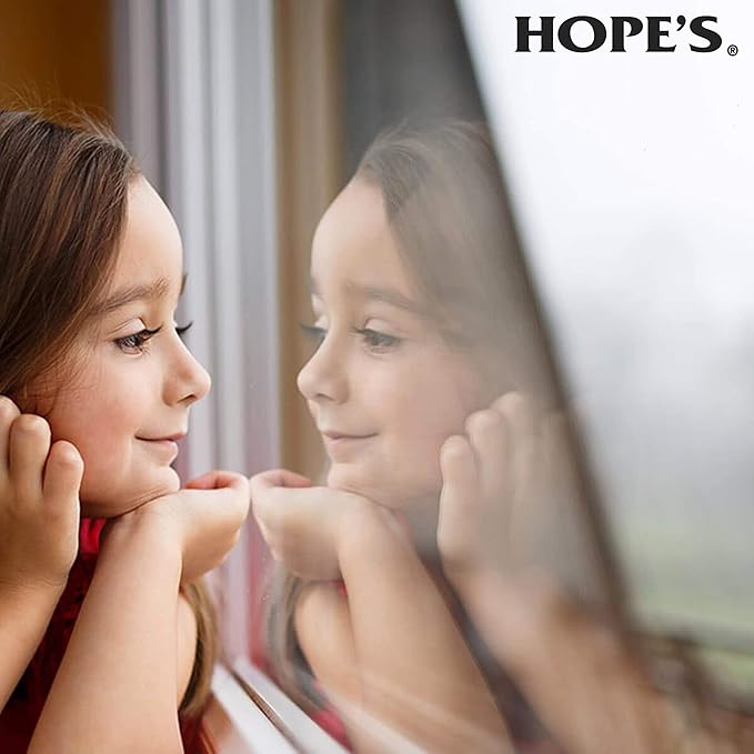 HOPE'S Perfect Glass Cleaner Spray Refill, Streak-Free, Ammonia-Free Window, Mirror, Screen, Tinted Glass, and Shower Door Cleaner, Indoor and Outdoor Glass Surfaces, 67.6 Ounce, Pack of 2