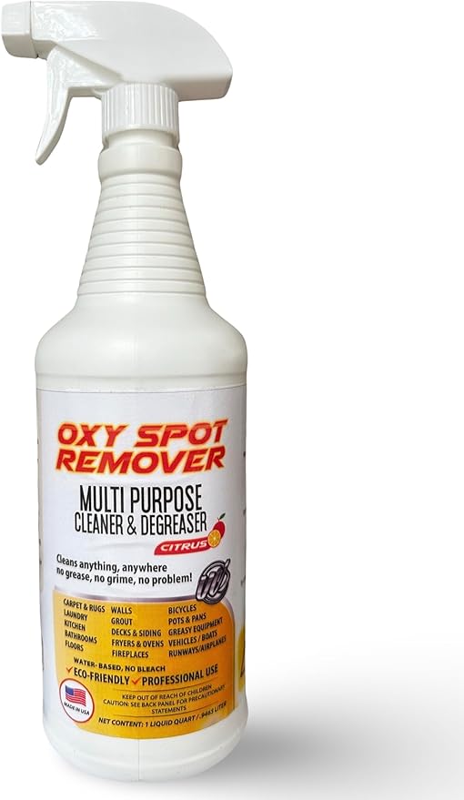 UCS Oxy Spot Remover - All-Purpose Cleaner & Degreaser Spray, Super Size! (32 oz.)