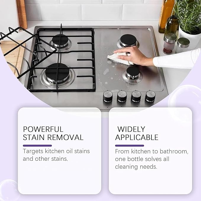 Cleaning Milk House Cleaner, 2025 New Powerful Multifunctional Concentrated Cleansing Lotion, Multi-Scene Household Strong Decontamination Cleaning Milk, Versatile Cleaner for All Surfaces (1pcs)