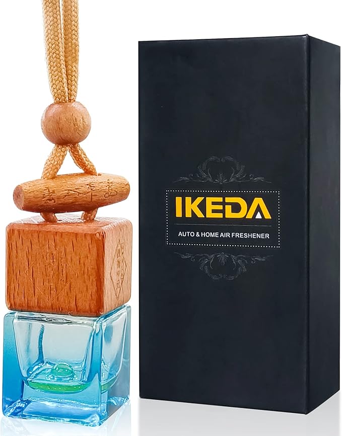 Car Air Freshener 8ml Nature Scents | 45-Days Long-Lasting Fragrance | Automotive Hanging Diffuser Bottles | Remove Auto Odor Fresh Air for Men Home Deodorizer (1pcs, Agarwood)