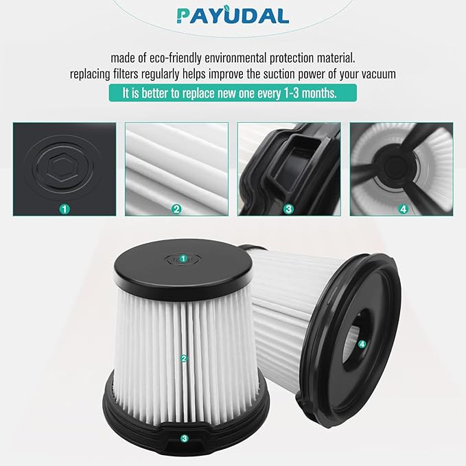 IW3511 IW1111 HEPA Filters Replacement Parts For Shark IW3511 Detect Pro Lightweight Cordless Stick Vacuum Cleaner. For Shark Detect Pro Auto-Empty System Portable Handheld Attachment Washable Kits.