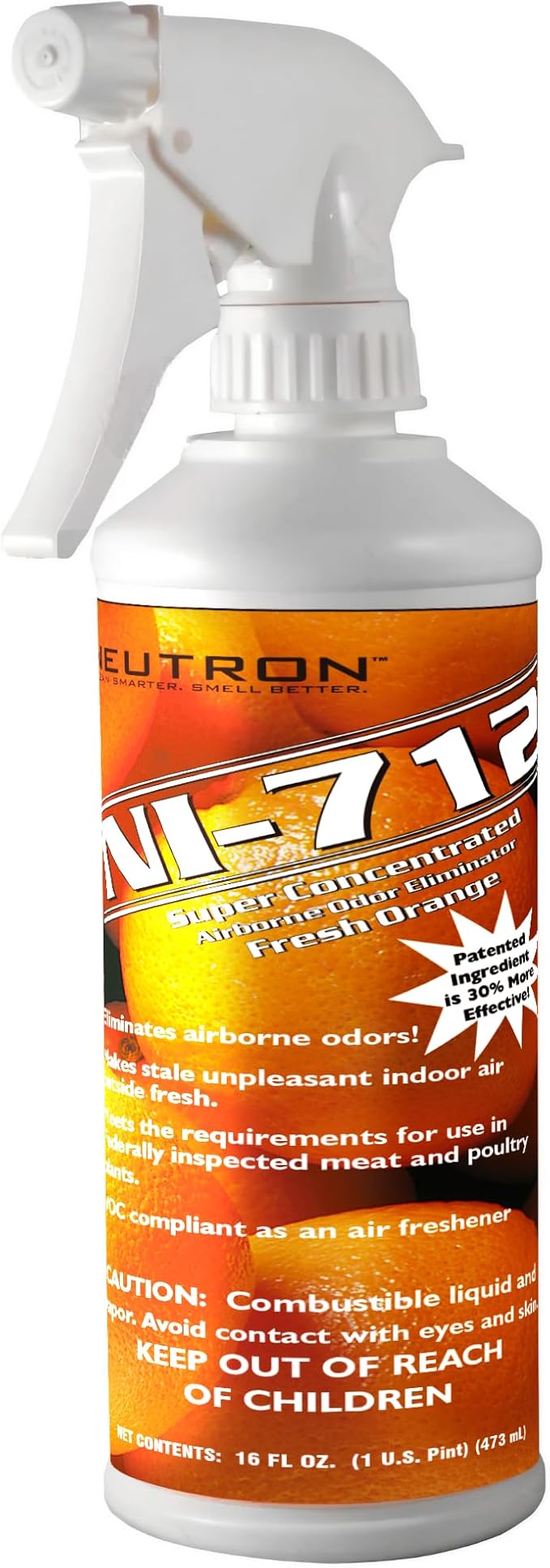 Dpnamron NI-712 Odor Eliminator, Orange, 1 Pint